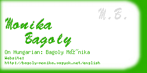 monika bagoly business card